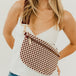 Woven Checkered Burgundy