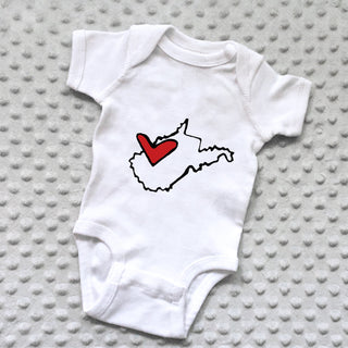 State Love Baby Onesie - NEWBORN