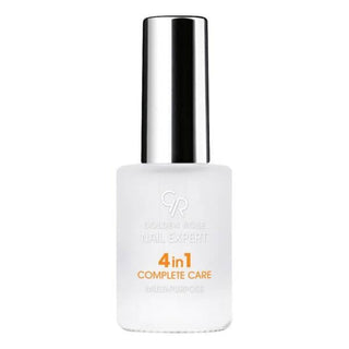 Golden Rose Nail Expert 4-in-1 Complete Care: Strengthen, Hydrate, Protect & Shine - Vitamin Enriched Nail Care Treatment - Glamourous Grace
