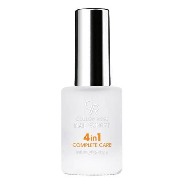 Golden Rose Nail Expert 4-in-1 Complete Care: Strengthen, Hydrate, Protect & Shine - Vitamin Enriched Nail Care Treatment - Glamourous Grace