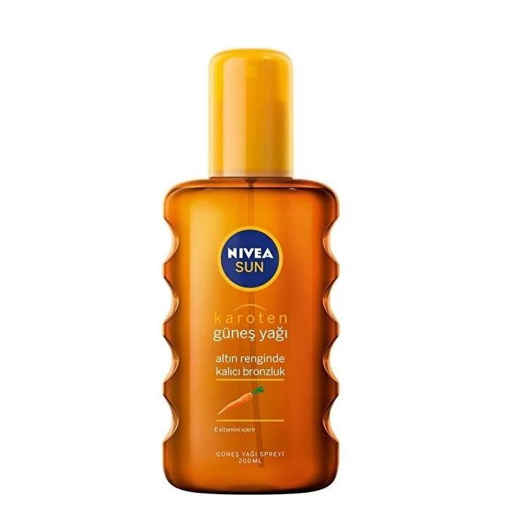 Nivea Sun Karoten Tanning Oil 6.76 fl oz - Achieve a Deep, Golden Tan with Intense Tanning Effect - Glamourous Grace