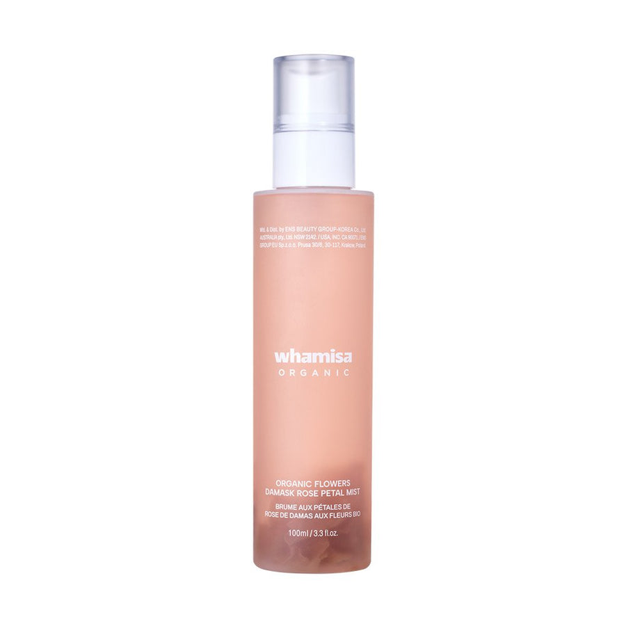 whamisa Organic Flowers Damask Rose Petal Mist 100ml - Glamourous Grace