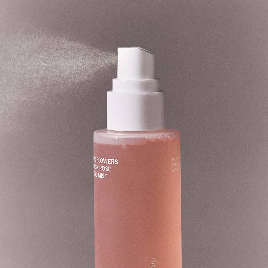 whamisa Organic Flowers Damask Rose Petal Mist 100ml - Glamourous Grace