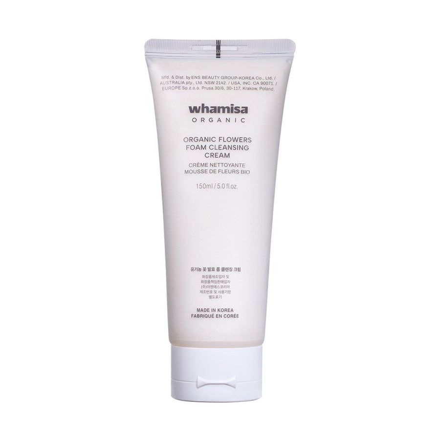whamisa Organic Flowers Foam Cleansing Cream 150ml - Glamourous Grace