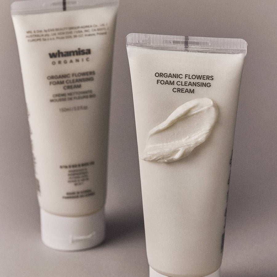 whamisa Organic Flowers Foam Cleansing Cream 150ml - Glamourous Grace