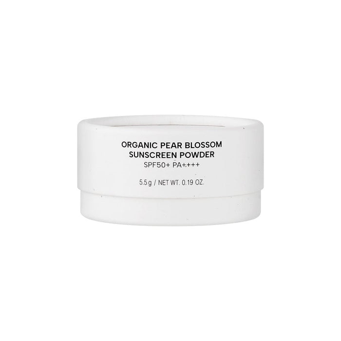 whamisa Organic Pear Blossom Sunscreen Powder SPF50+ PA++++ 5.5g+2.3g - Glamourous Grace