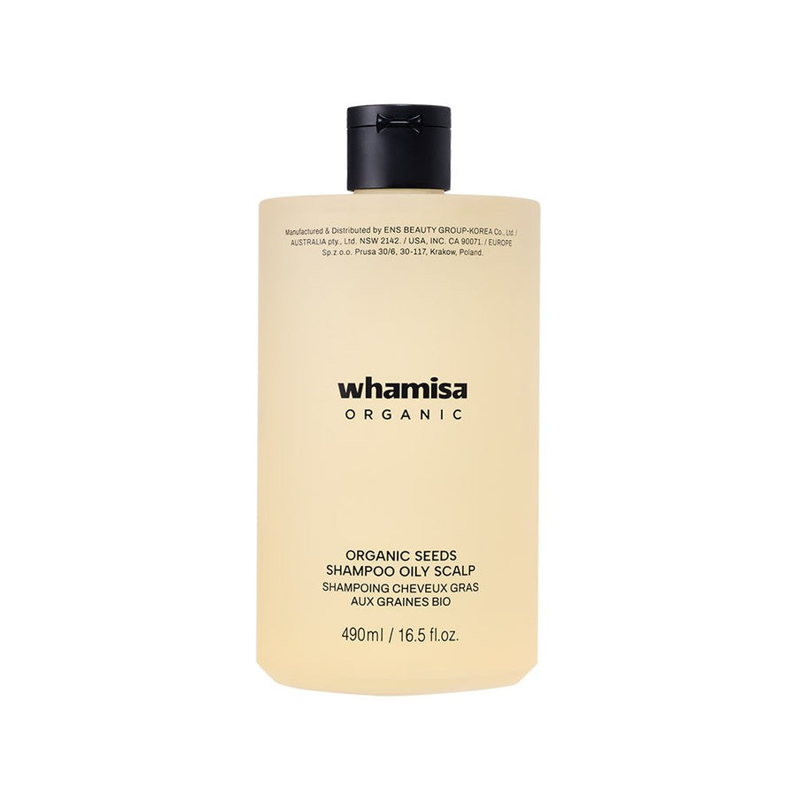 whamisa Organic Seeds Shampoo Oily Scalp 490ml - Glamourous Grace