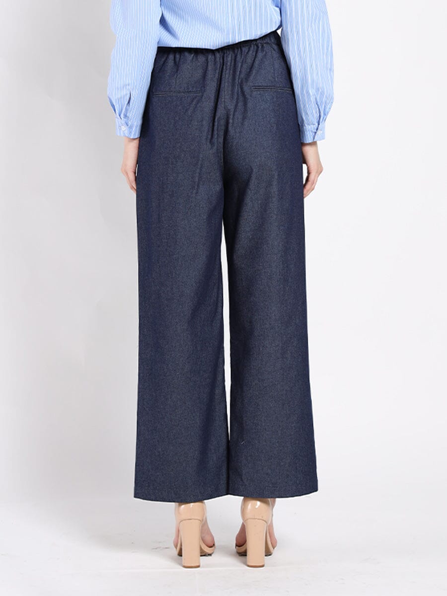 Wide-Leg Denim Pants - Glamourous Grace