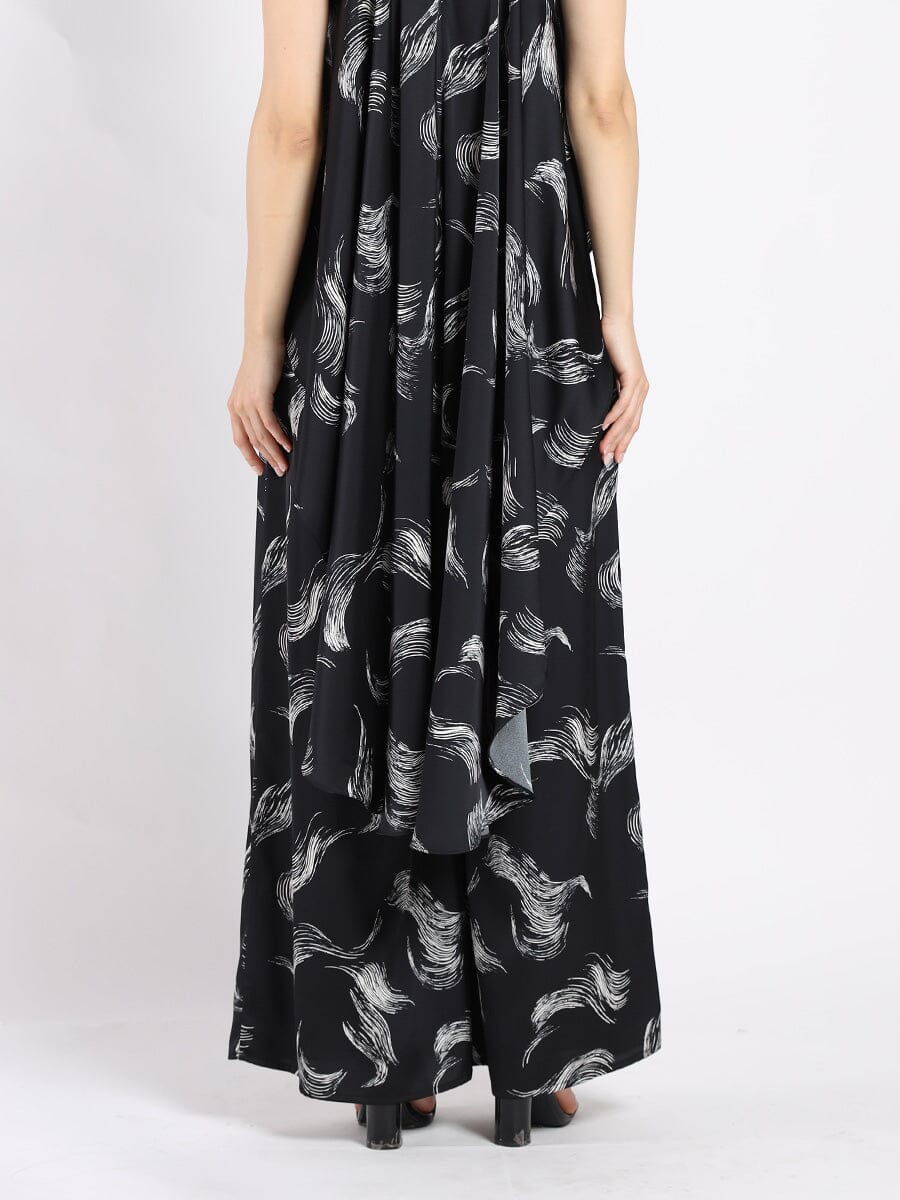 Wide Leg Prinetd Viscose Pants - Glamourous Grace