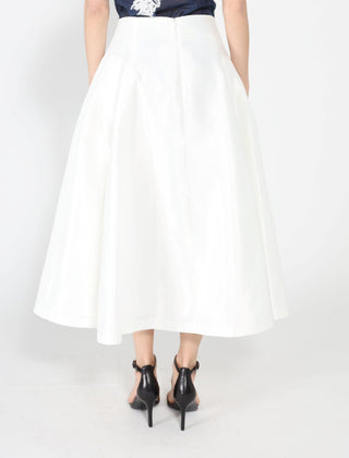 Wide Width Skirt with Back Zipper