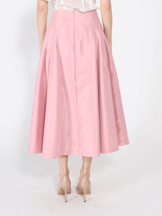 Wide Width Skirt with Back Zipper