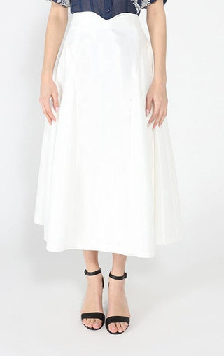 Wide Width Skirt with Back Zipper