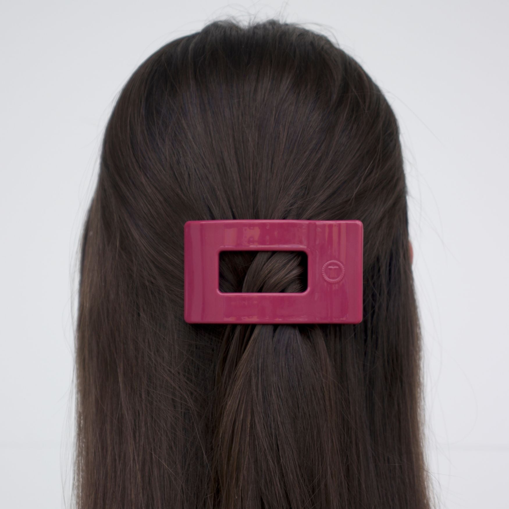 Wild Side Small Flat Rectangle Hair Clip - Glamourous Grace