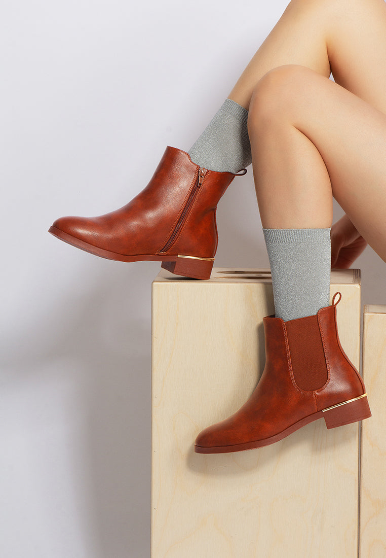 Yacht Winter Basic Ankle Boots - Glamourous Grace