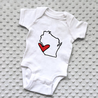 State Love Baby Onesie - NEWBORN