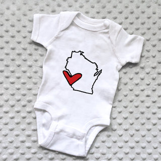 State Love Baby Onesie - 6 MONTHS