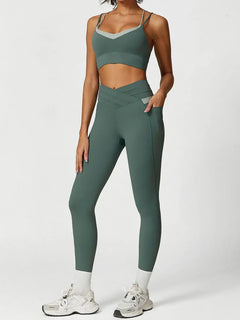 Contour Flex Two-Tone Leggings