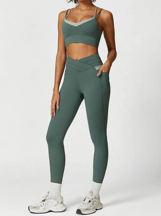 Contour Flex Two-Tone Leggings
