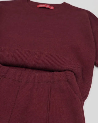 Women's Modest Knit Tricot Pullover Set