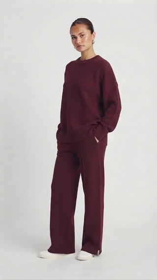 Women's Modest Knit Tricot Pullover Set