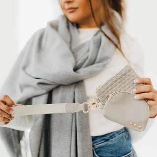 Wonderlust Woven Dual Pouch Wristlet - NEW COLOR!