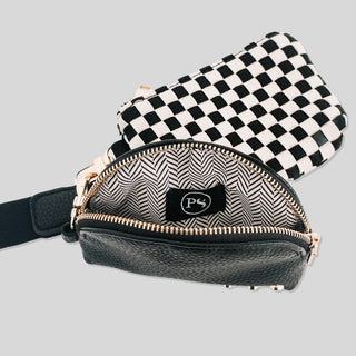 Wonderlust Woven Dual Pouch Wristlet - NEW COLOR!