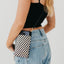 Woven Checkered Black