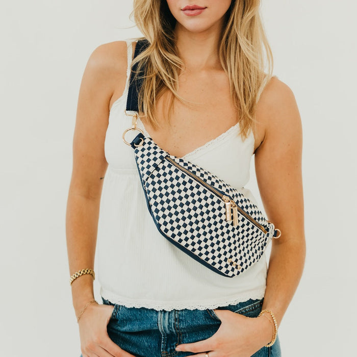Woven Susie Sidekick Bum Bag - Glamourous Grace