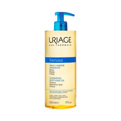 Uriage Xemose Cleansing Soothing Oil - Hypoallergenic, Soap-Free Cleanser for Dry, Sensitive Skin - 16.91 fl oz - Glamourous Grace