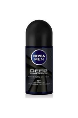 Nivea Men Deep Dimension Roll-On Deodorant 50ml - Long Lasting Protection for Men - Glamourous Grace