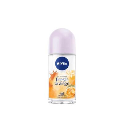 Nivea Fresh Orange Roll-On Deodorant: All-Day Freshness, Alcohol-Free, Citrus Scent, and Gentle Odor Protection - 1.69 fl oz - Glamourous Grace