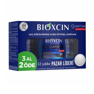 Bioxcin Quantum Shampoo for Dry-Normal Hair - Nourishing, Moisturizing, Argan Oil & Keratin Enriched - Glamourous Grace