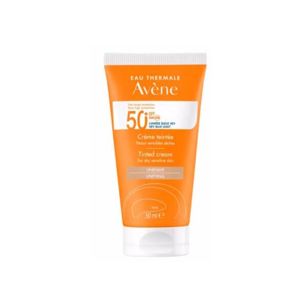 Avene Tinted Cream SPF50+ Unifying 50ml - Tinted Sunscreen Cream for Dry Skin with High SPF Protection - Glamourous Grace