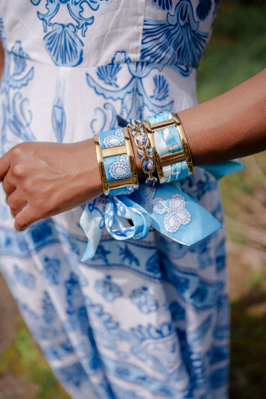 Wyatt Scarf Cuff - Glamourous Grace
