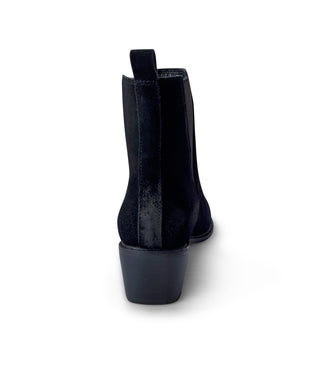 Wylie Suede Ankle Boot in Black - Glamourous Grace