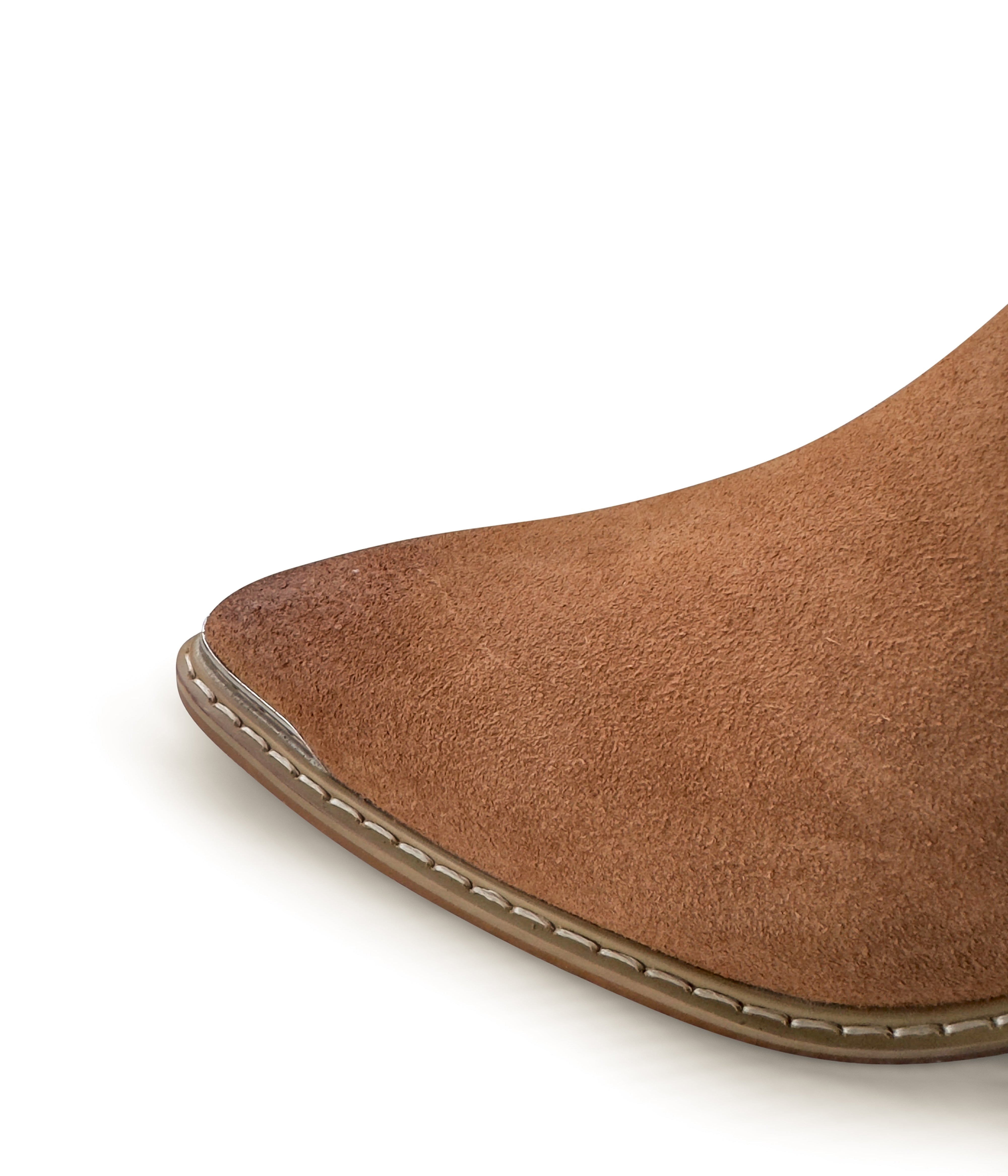 Wylie Suede Ankle Boot in Tan - Glamourous Grace