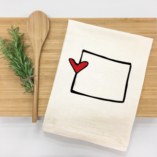 *State Love tea towel