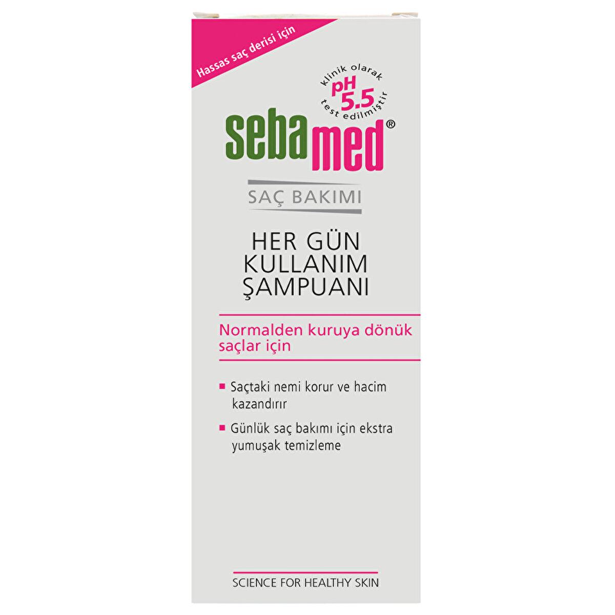 Sebamed Daily Use Shampoo - Gentle Cleansing for Dry, Weak, Thin Hair - Adds Shine and Vitality - Frequent Wash Shampoo - Glamourous Grace