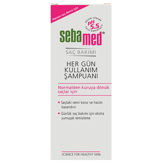 Sebamed Daily Use Shampoo - Gentle Cleansing for Dry, Weak, Thin Hair - Adds Shine and Vitality - Frequent Wash Shampoo - Glamourous Grace