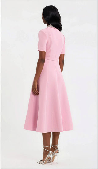 Xena S/S Midi – Pink - Glamourous Grace
