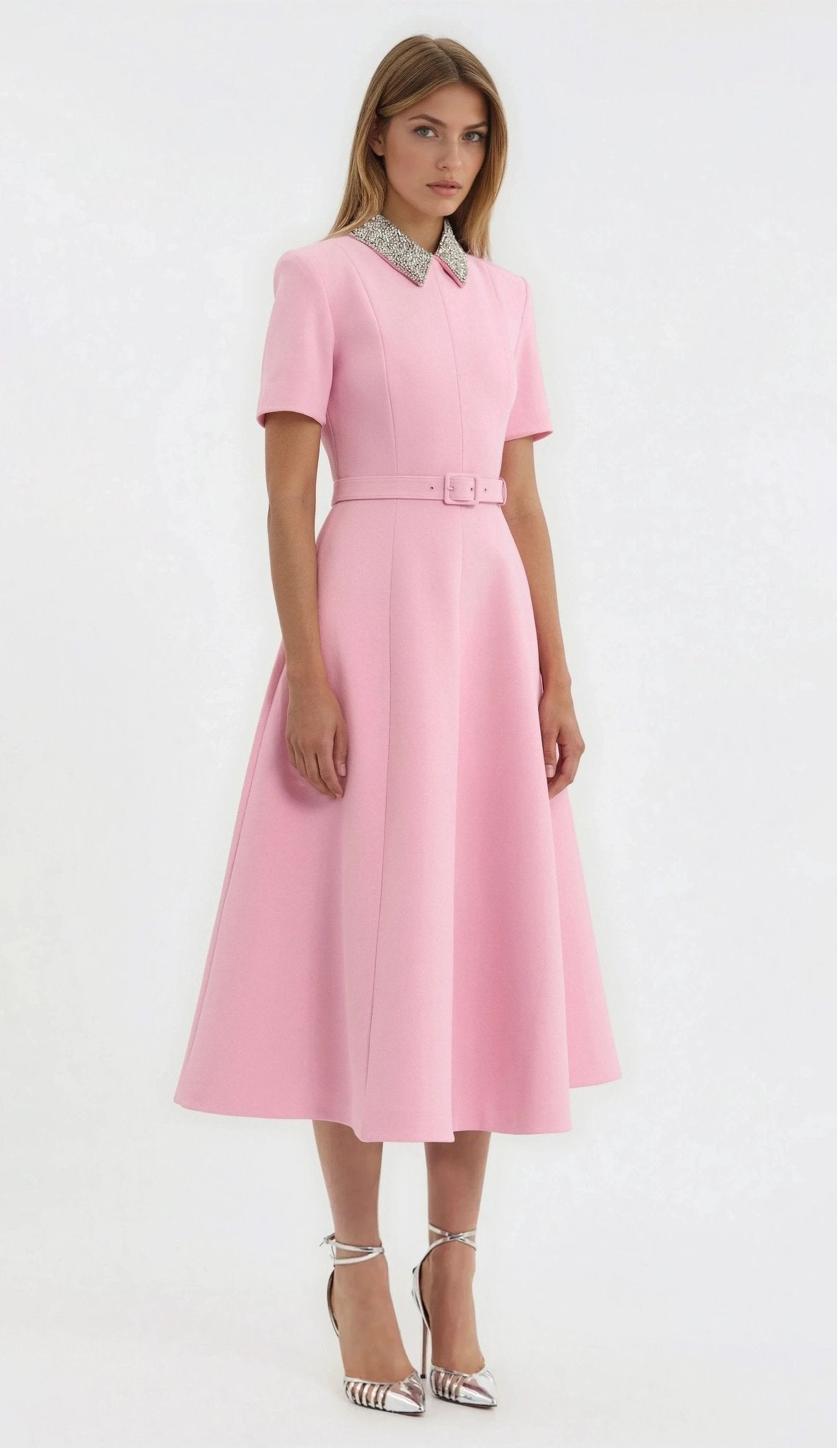 Xena S/S Midi – Pink - Glamourous Grace