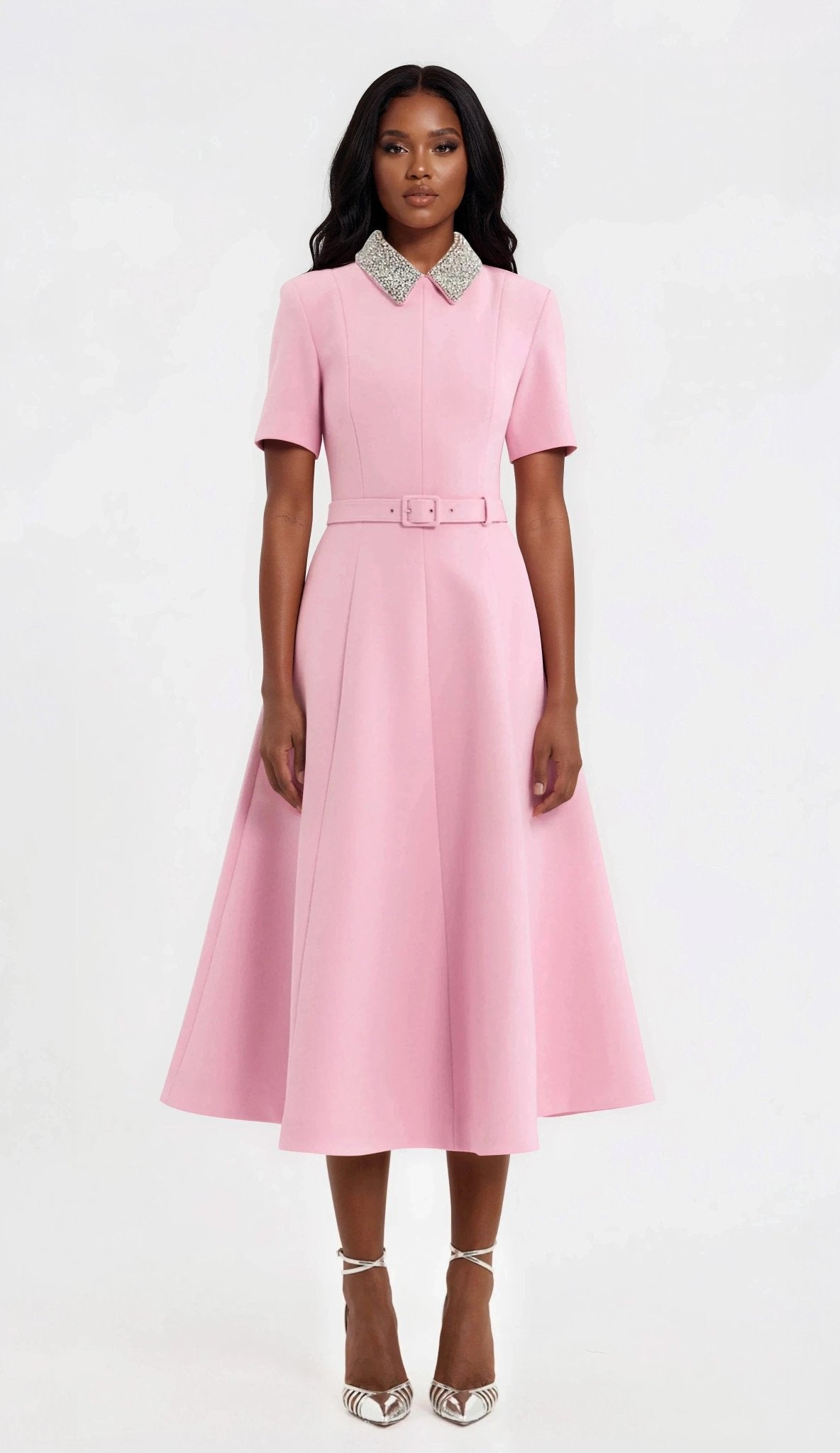 Xena S/S Midi – Pink - Glamourous Grace