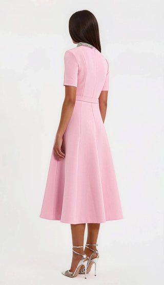 Xena S/S Midi – Pink - Glamourous Grace
