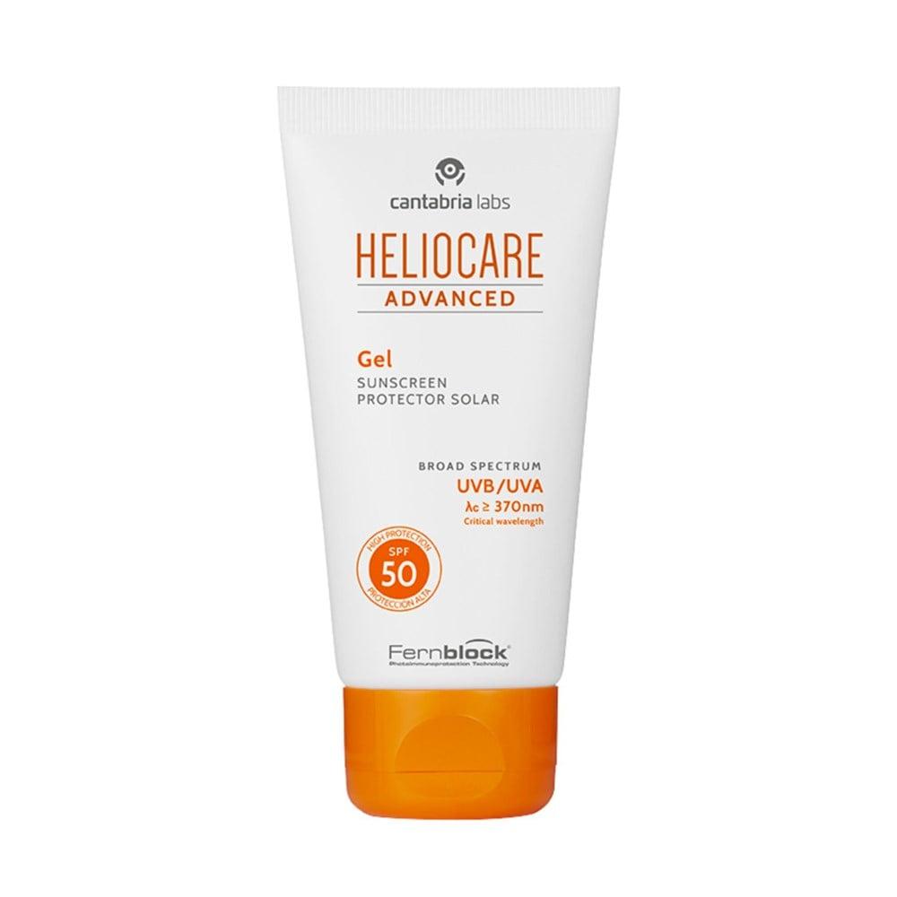 Heliocare Advanced Gel SPF 50 Sunscreen - Natural, Antioxidant, Non-Greasy Face Protection for All Skin Types - Glamourous Grace