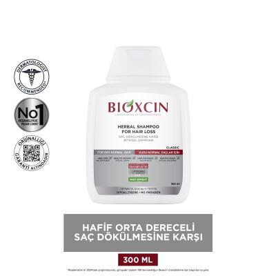 Bioxcin Anti Hair Loss Shampoo for Dry/Normal Hair - 10.14 fl oz, Herbal, pH Balanced, Clinically Tested - Glamourous Grace