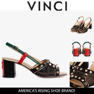 The Linea Black Leather Women Slingback Sandal - Glamourous Grace