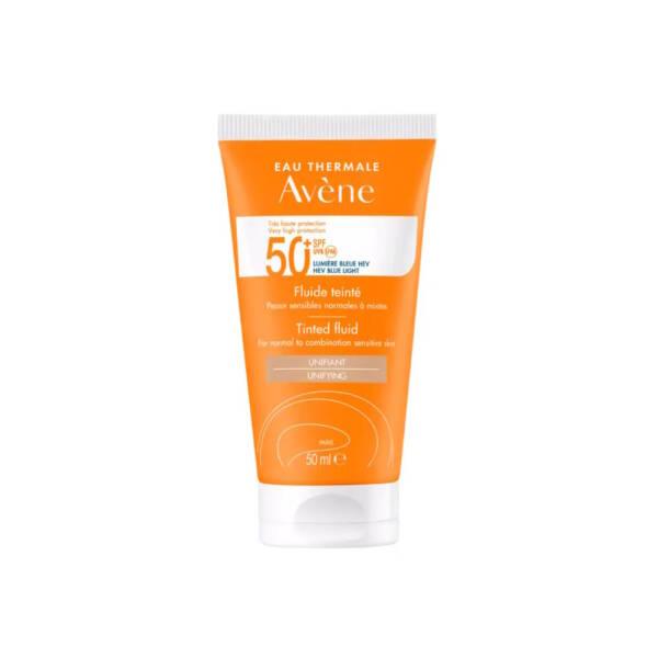 Avene Tinted Fluid SPF50+ Unifying Ultra-Light Tinted Sunscreen Fluid - High SPF Protection & Unifying Coverage - Glamourous Grace