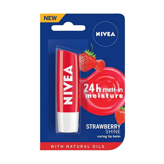 Nivea Strawberry Shine Lip Balm - Glamourous Grace