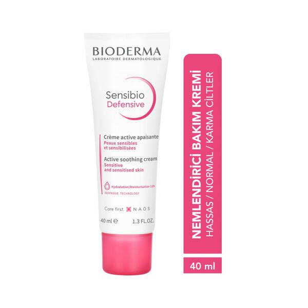 Bioderma Sensibio Defensive Moisturizing Cream for Sensitive Skin - Soothing, Hydrating, Antioxidant-rich - Glamourous Grace