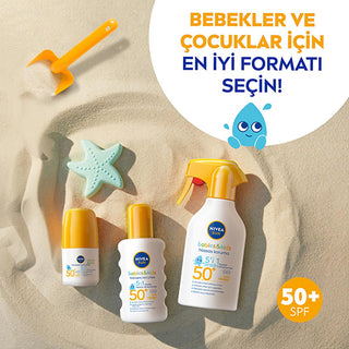 Nivea Baby Sunscreen SPF 50 - Gentle Sun Protection Roll-On for Sensitive Skin - UVA/UVB Protection, Water Resistant - Pediatrician Approved - Glamourous Grace